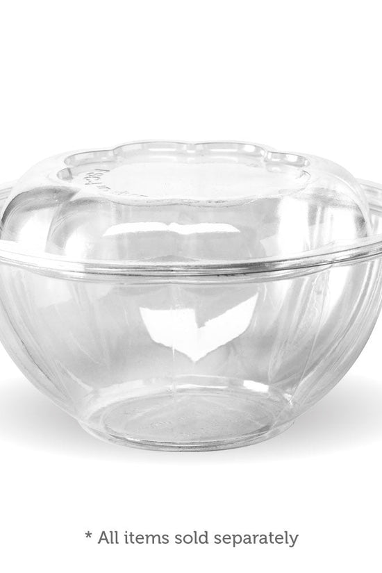 840 & 1,080mL / 24 & 32oz Clear Salad BioBowl Lid - 450/CTN - TEM IMPORTS™