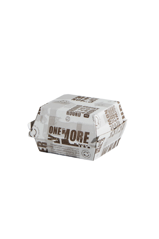 Enviro Range Newspaper Print Design Burger Clamshell - 250/CTN