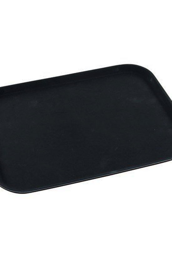 Black Rectangular Non-Slip Drink Tray