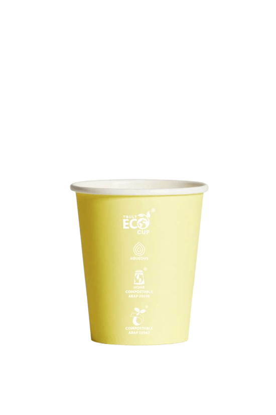 8oz (D/80mm) Truly Eco Pastel Single Wall Coffee Cup - TEM IMPORTS™