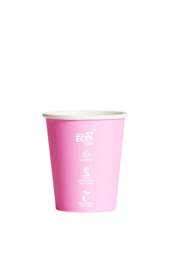 8oz (D/80mm) Truly Eco Pastel Single Wall Coffee Cup - TEM IMPORTS™