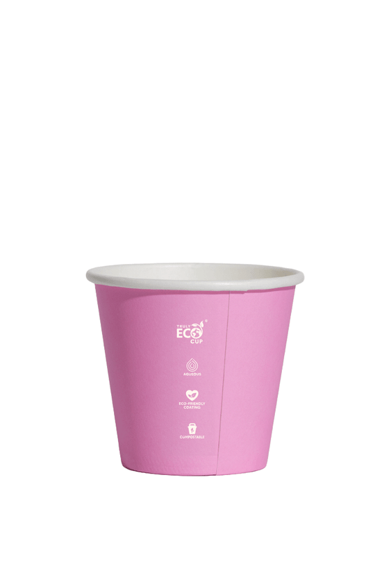 8oz (D/90mm) Truly Eco Pastel Single Wall Coffee Cup - TEM IMPORTS™