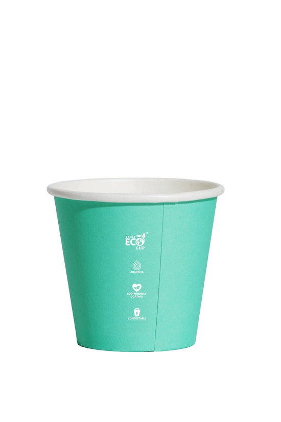 8oz (D/90mm) Truly Eco Pastel Single Wall Coffee Cup - TEM IMPORTS™