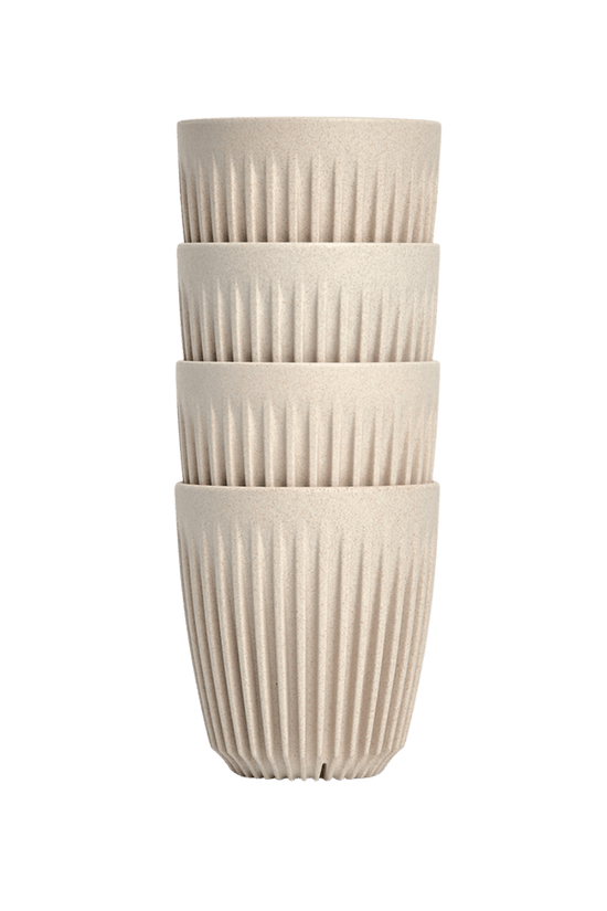 8oz Natural HuskeeCup 4 - Pack - TEM IMPORTS™