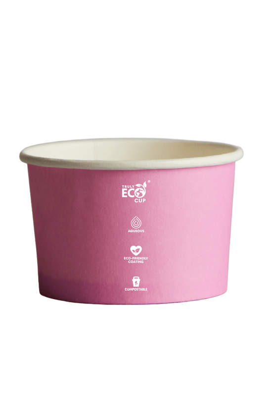 8oz Pastel Aqueous Coated Ice Cream Cup - TEM IMPORTS™