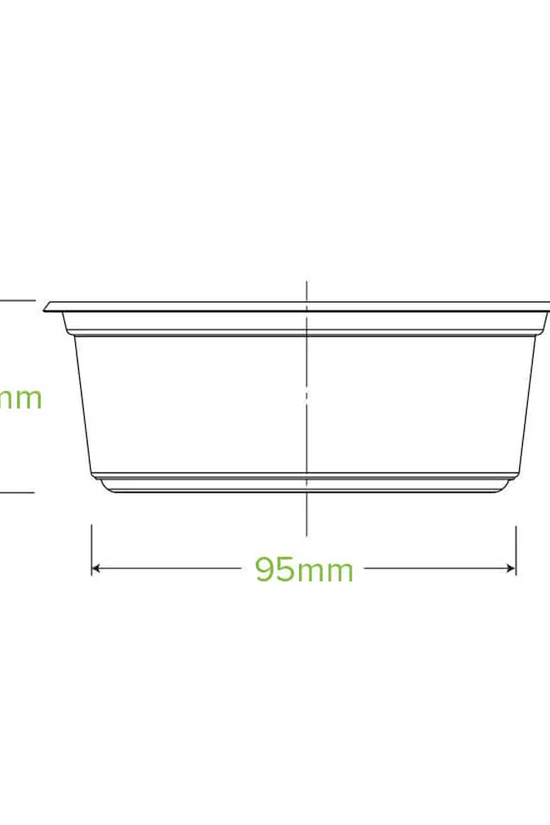 8oz/240mL Clear Unbranded BioBowl - 500pcs/Ctn - TEM IMPORTS™