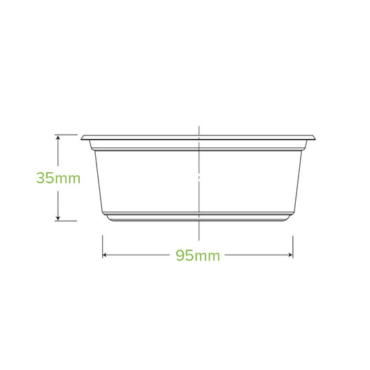 8oz/240mL Clear Unbranded BioBowl - 500pcs/Ctn - TEM IMPORTS™