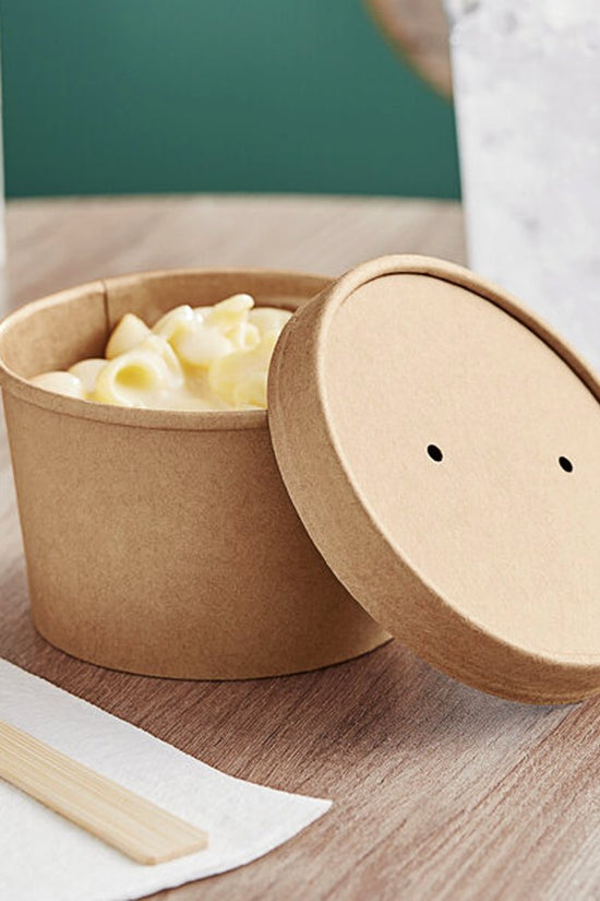 8oz/240mL PE Coated Kraft Paper Soup Cup - TEM IMPORTS™