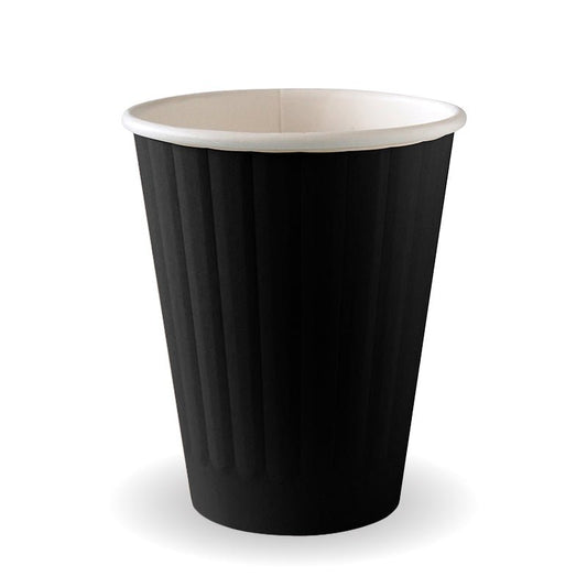 8oz/255mL (80mm) Black Double Wall BioCup - 1000pcs/ctn - TEM IMPORTS™