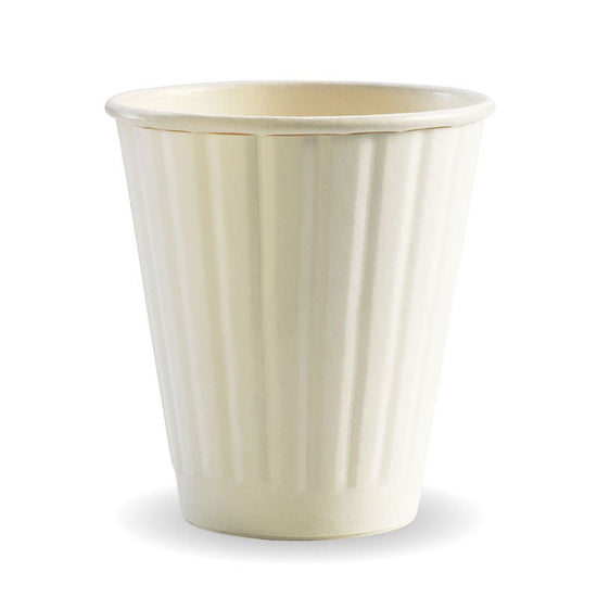 8oz/295mL (90mm) White Double Wall BioCup - 1000pcs/ctn - TEM IMPORTS™