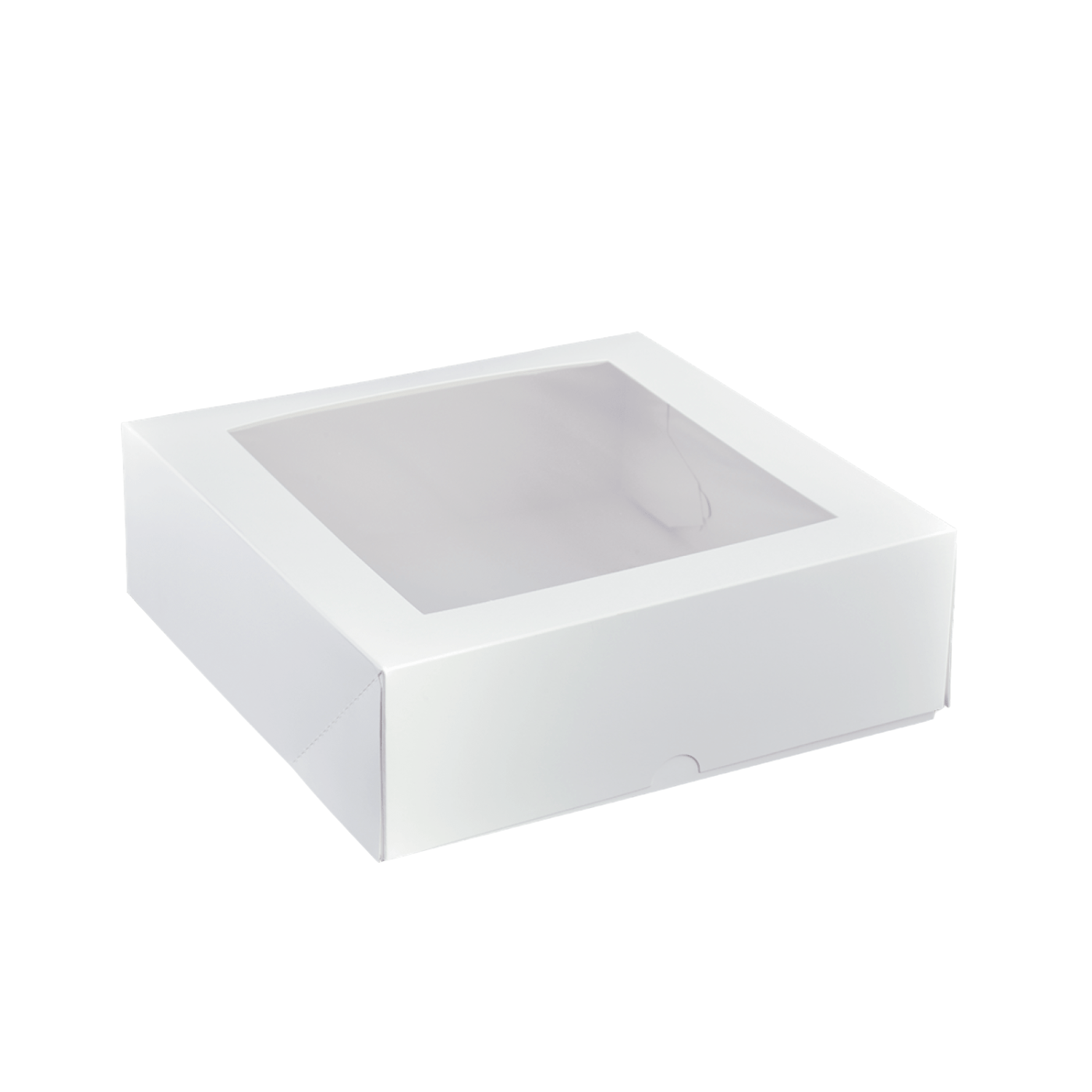 9 Inch Square Patisserie White Window Box