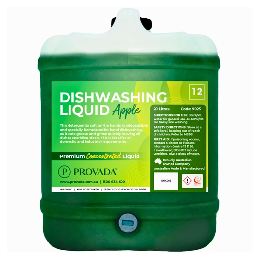Provada Apple Commercial Dishwashing Liquid 20L (Drum)