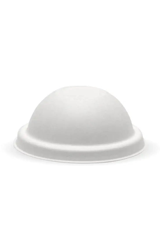 90mL / 3oz Plant Fibre Dome Ice Cream BioCup Lid - 1000/CTN - TEM IMPORTS™