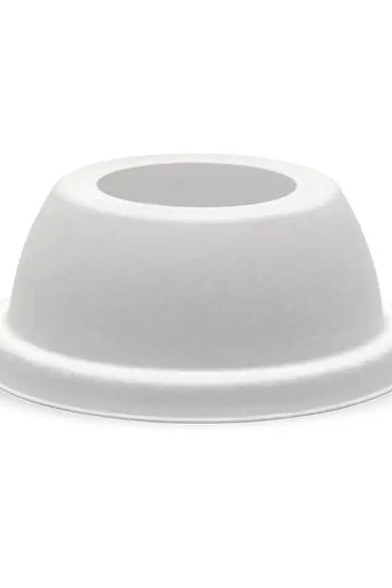 90mm Plant Fibre Wide Hole Dome Cold Paper BioCup Lid - 1380/CTN - TEM IMPORTS™