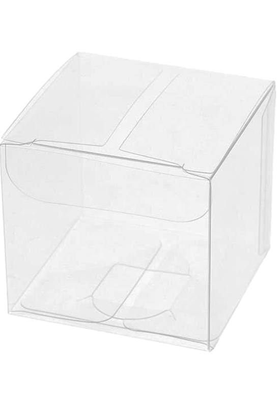 90x90mm Clear PVC Cube Box - TEM IMPORTS™