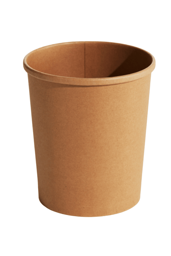 950mL (32oz) Kraft Paper Soup Cup - TEM IMPORTS™
