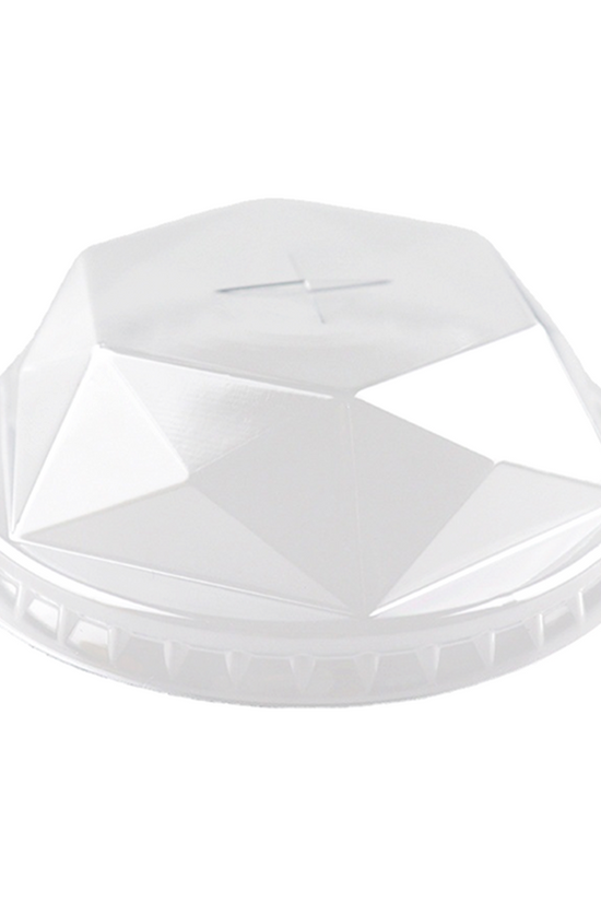 Clear PET (D/95mm) Diamond Lid X Slot Hole