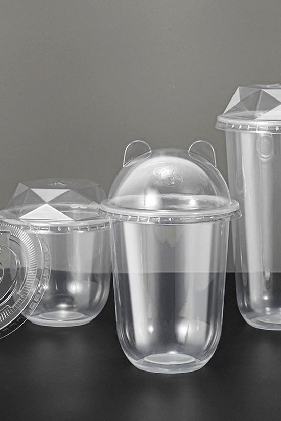 9oz/250mL (D/95mm) PP U - Shape Cup - Sealable - TEM IMPORTS™