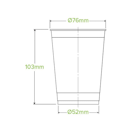 9oz/280mL (76mm) Clear PET BioCup - 2000pcs/ctn - TEM IMPORTS™