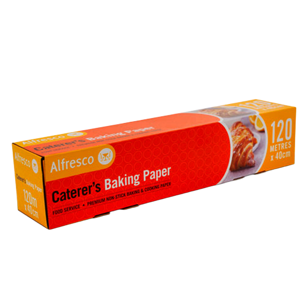 40cmx120m Alfresco Non Stick Baking Paper Roll