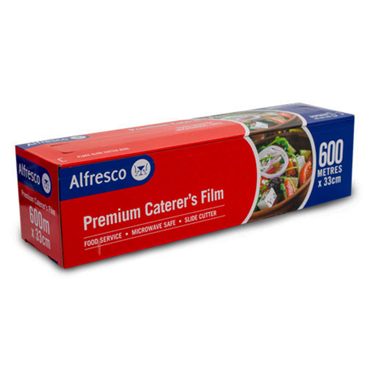 Alfresco Commercial Grade Food Cling Wrap - 33cm x 600m