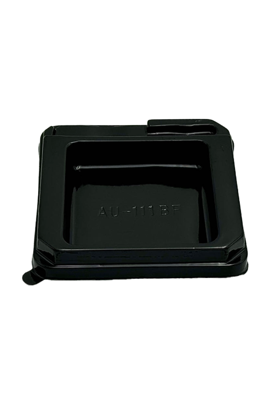 H100mm Square Internal Square With Clear Lid Container