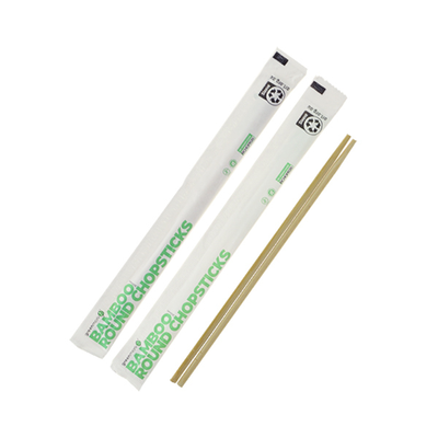 Bamboo Round Chopstick Set - 200mm Length