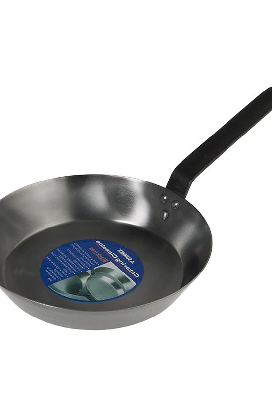 Heavy Duty Black Iron Fryingpan - 250mm