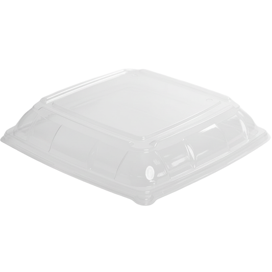 Large PET Lid To Suit Sugarcane Catering Tray - 100/CTN