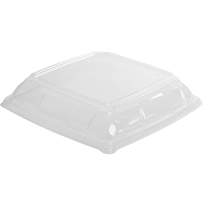 Large PET Lid To Suit Sugarcane Catering Tray - 100/CTN