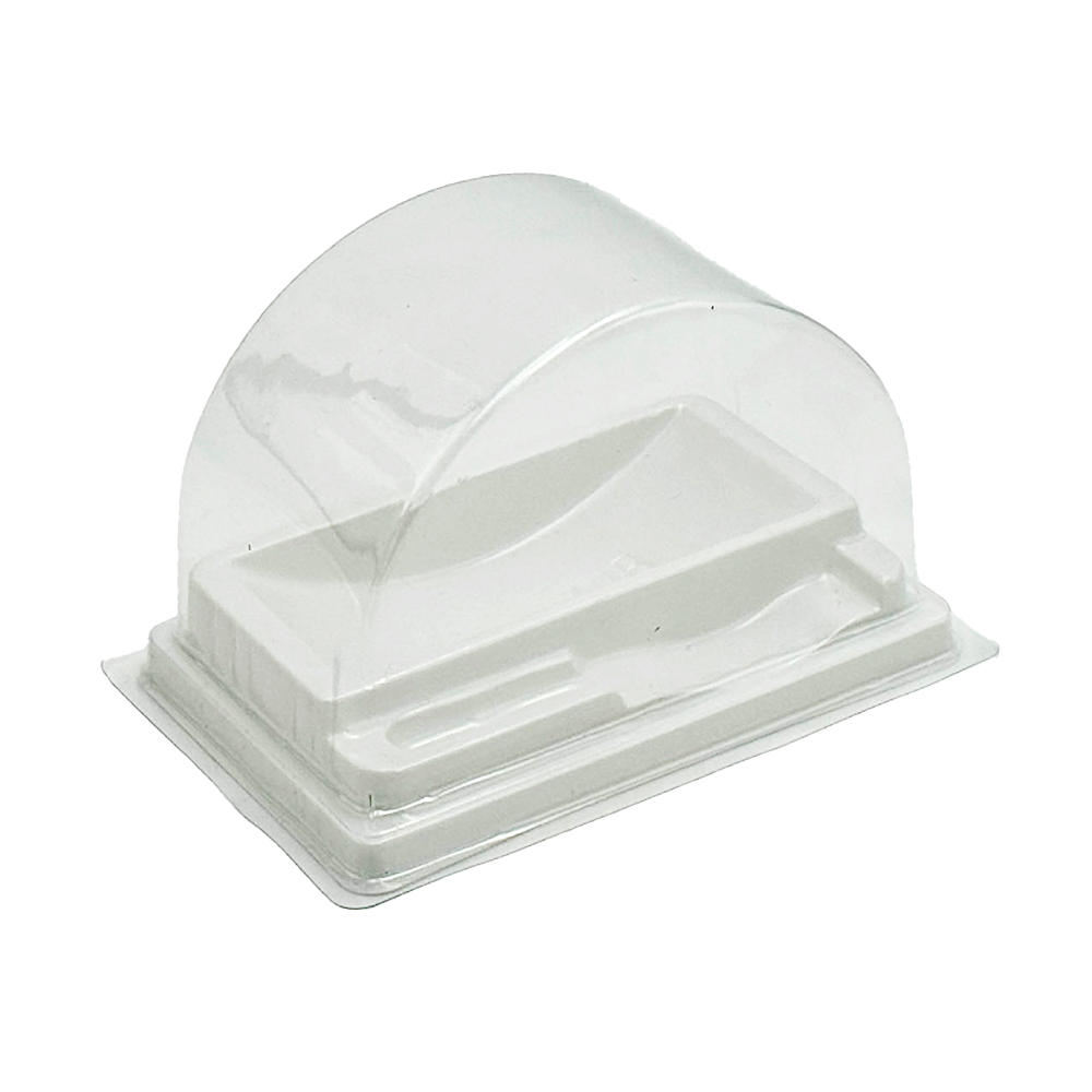 Slice Cake Container With Clear PET Dome Lid