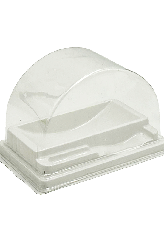 Slice Cake Container With Clear PET Dome Lid