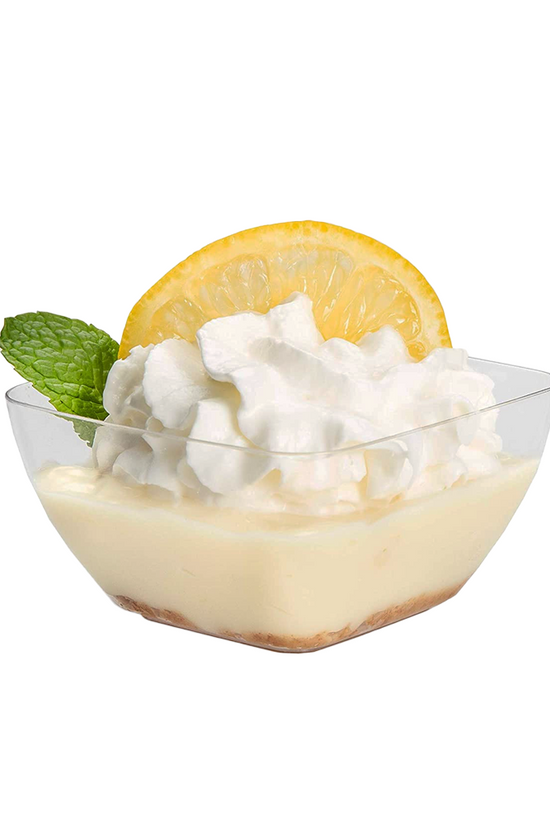 70mL Clear Mini Square Bowl Dessert Cup - TEM IMPORTS™