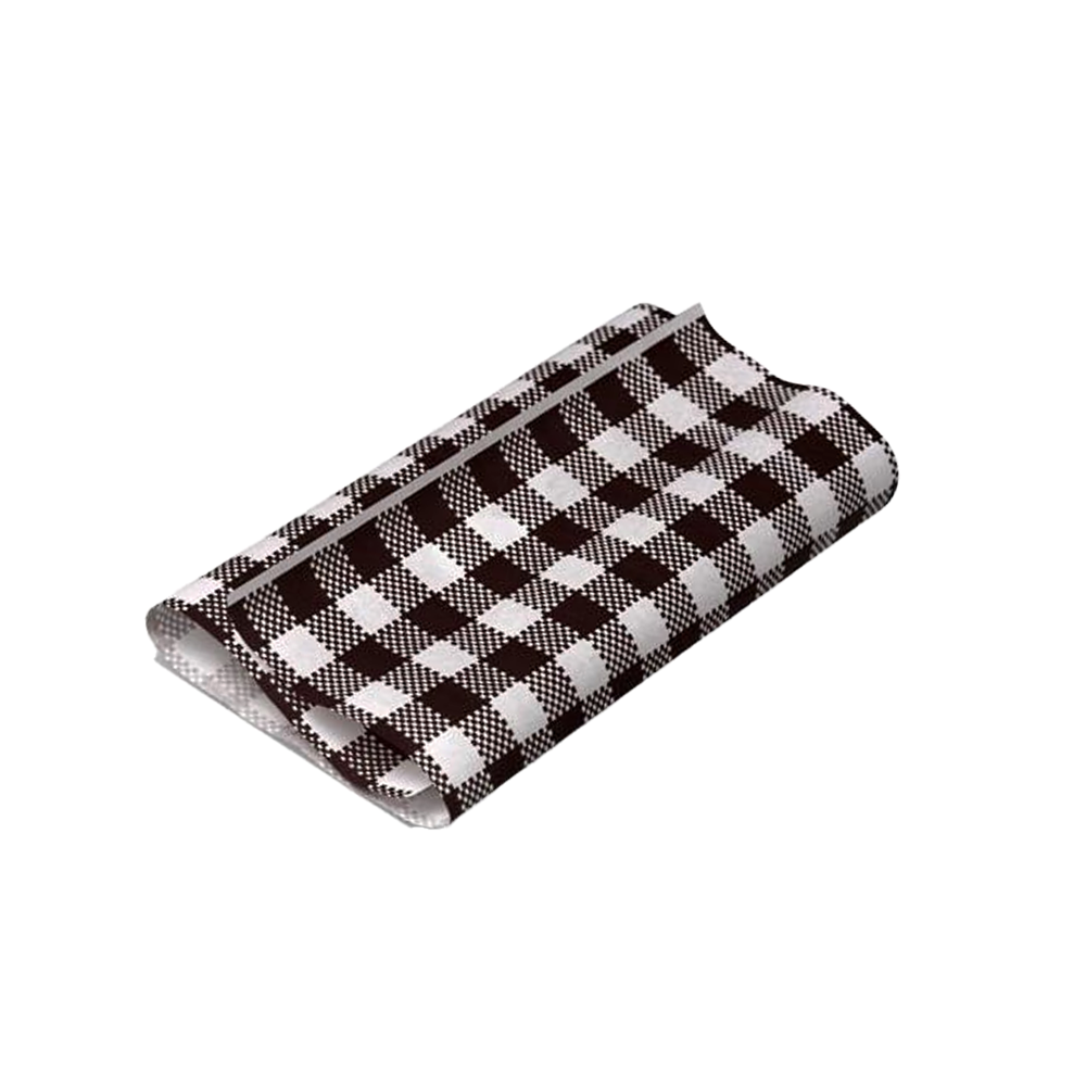 GP Gingham Food Wrapping Paper 300x190mm - Pack of 200