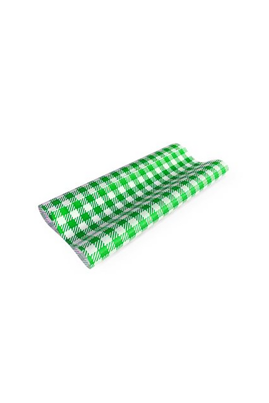 GP Gingham Food Wrapping Paper 190x150mm - Pack of 400