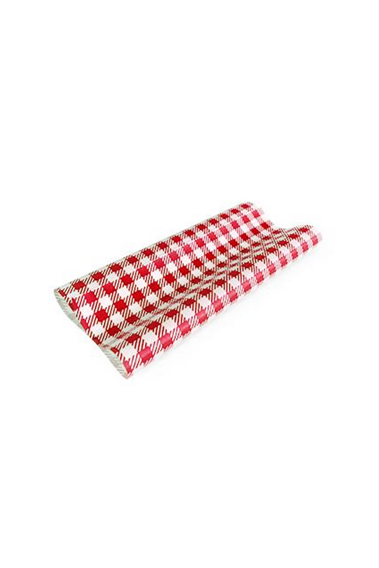 GP Gingham Food Wrapping Paper 190x150mm - Pack of 400