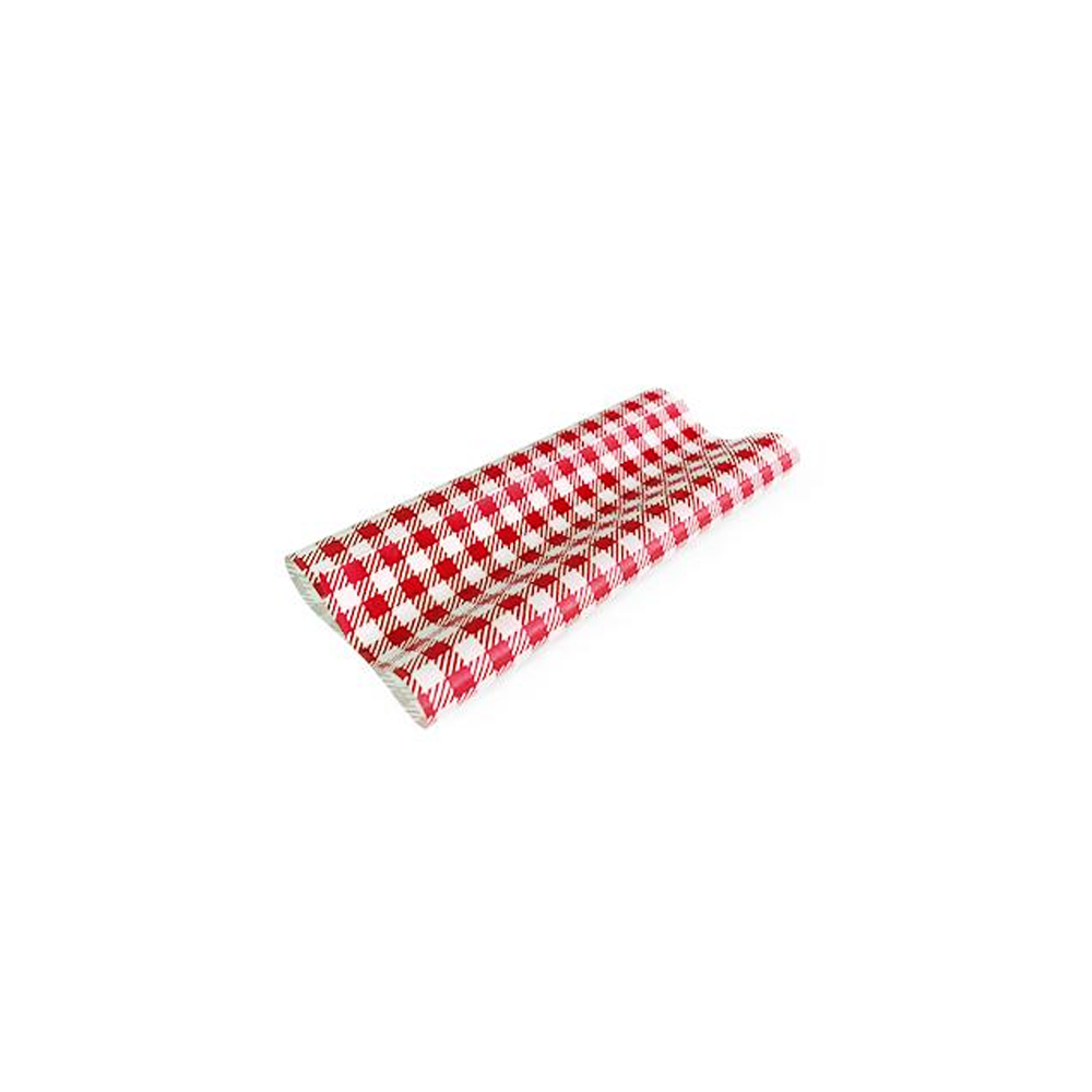 GP Gingham Food Wrapping Paper 190x150mm - Pack of 400