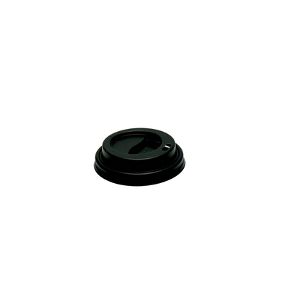 Black (D/62mm) Coffee Cup Lid To Suit 4oz Cups