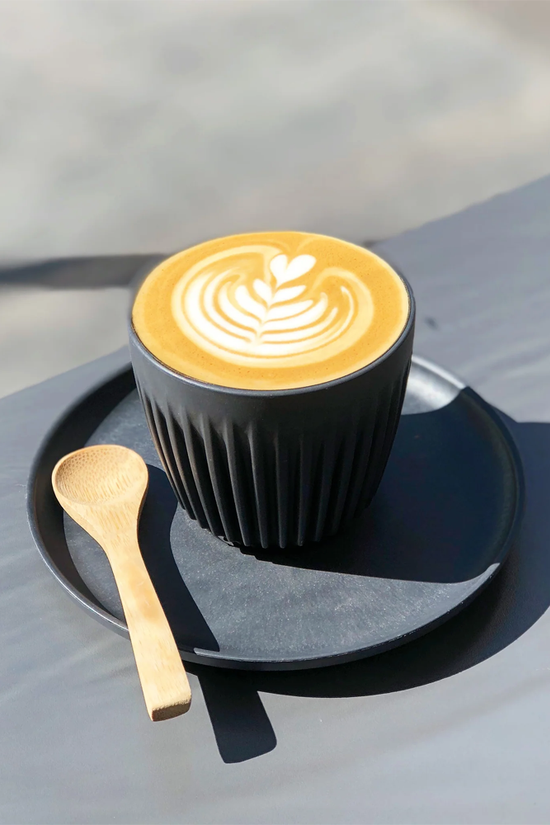 Charcoal HuskeeCup Classic Saucer 4-Pack - 48/CTN