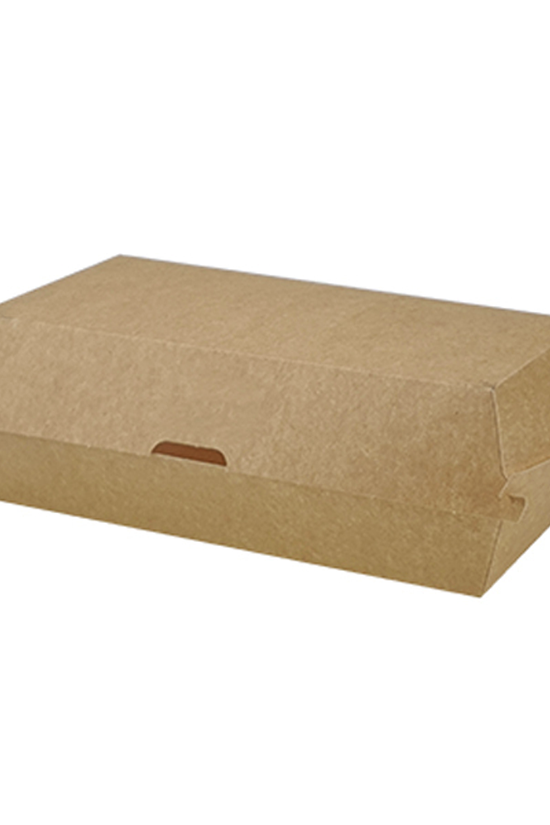 Cardboard Takeaway Clam Kraft Large