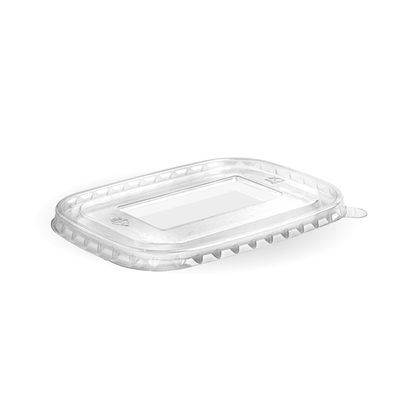 500mL-1000mL Clear PET Lid Suit Paperway® Rectangular - 300/CTN
