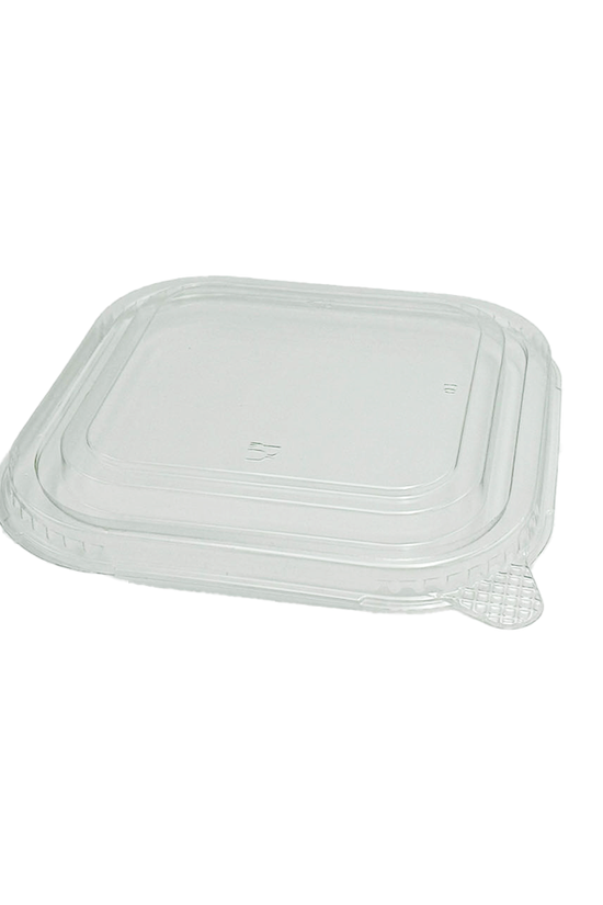 PET Lid For Bamboo Paper Square Container - 300/CTN - TEM IMPORTS™