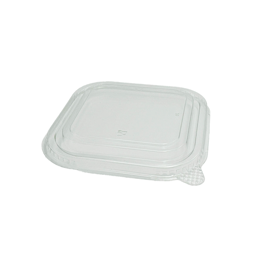 PET Lid For Bamboo Paper Square Container - 300/CTN - TEM IMPORTS™