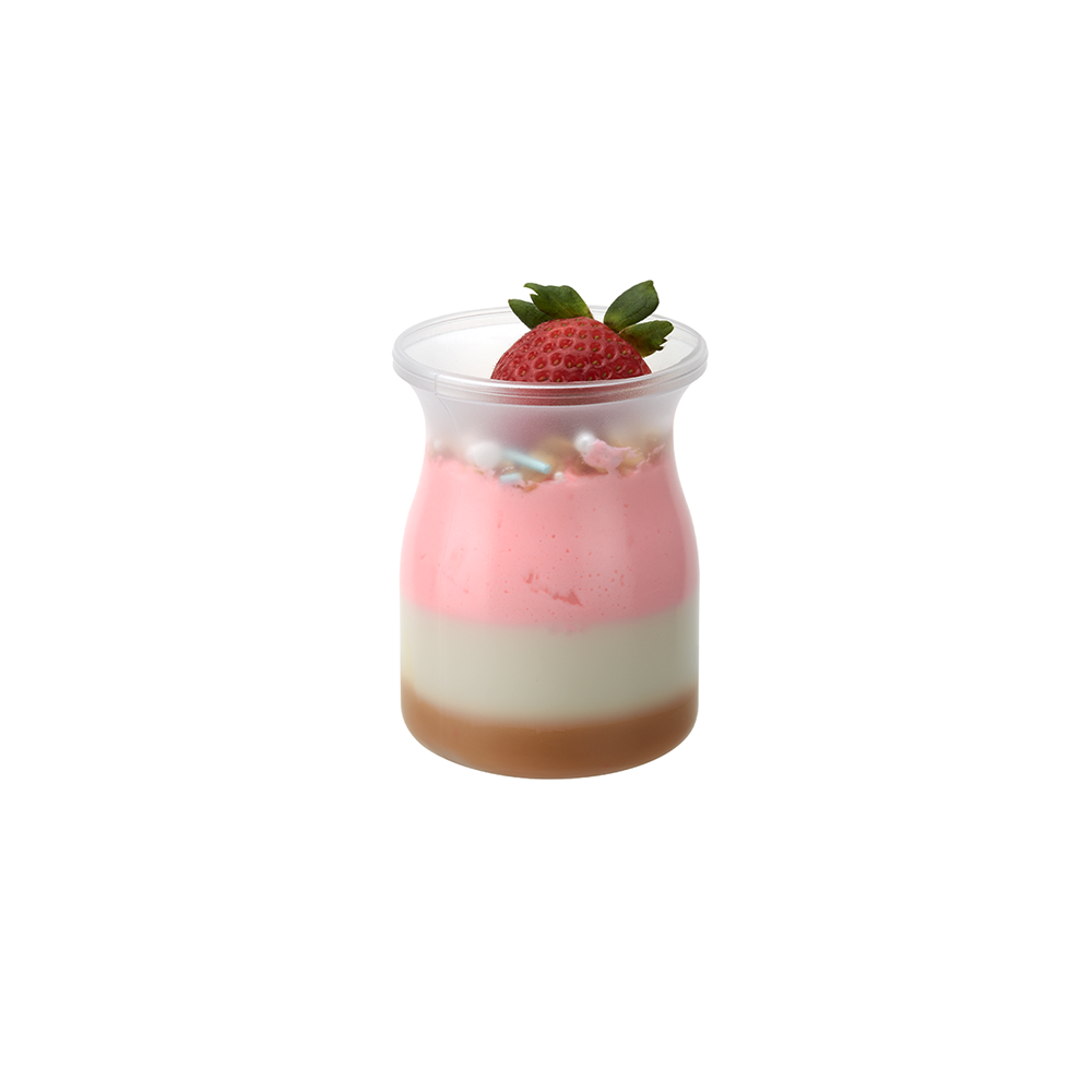 120mL Mini Transparent Matt PP Milk Dessert Bottle - TEM IMPORTS™