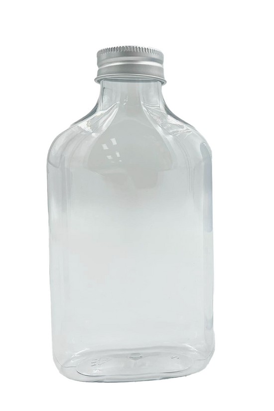 350mL Flask PET Bottle with Aluminium Cap - TEM IMPORTS™