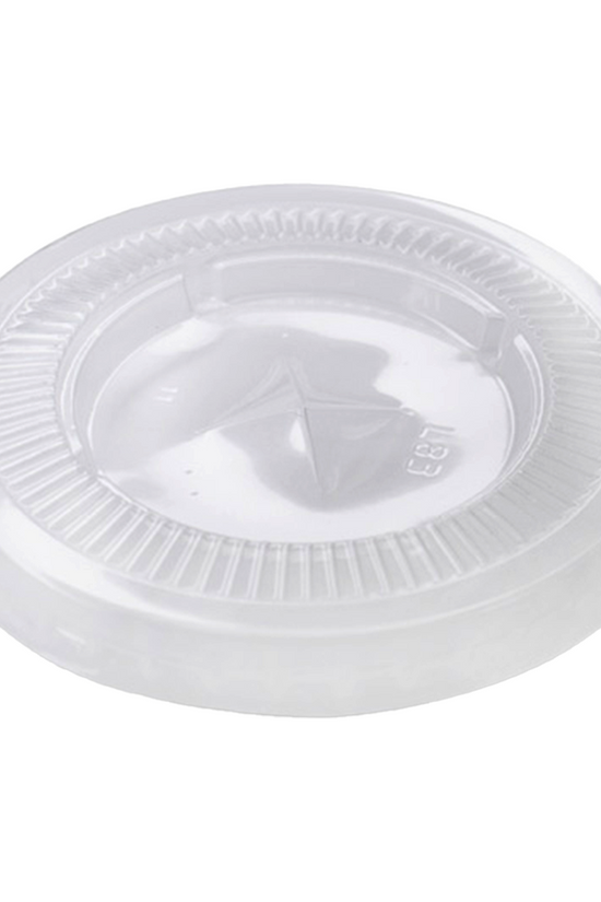 Small (D/83mm) PP Flat Lid X Slot Hole Suit 200-285mL PP Cups