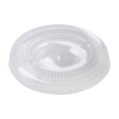 Small (D/83mm) PP Flat Lid X Slot Hole Suit 200-285mL PP Cups