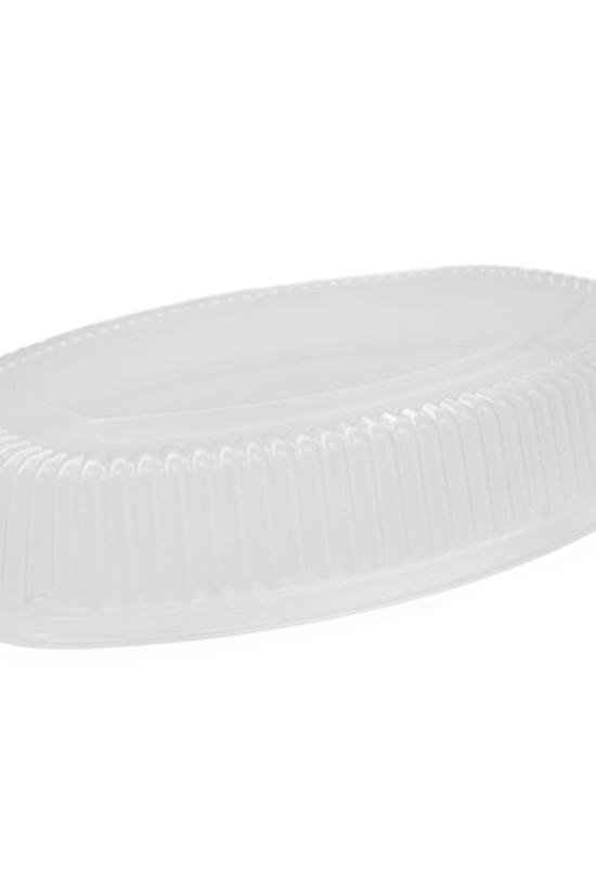 PET Plastic Oval Platter Dome Lid To Suit 20" Inch