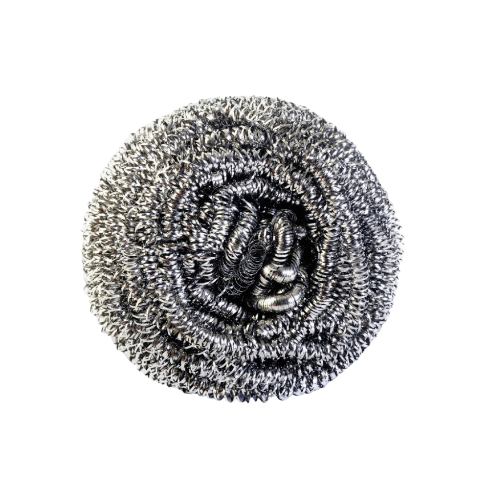 Heavy-Duty Stainless Steel Scourer Ball (70g) – For Tough Cleaning