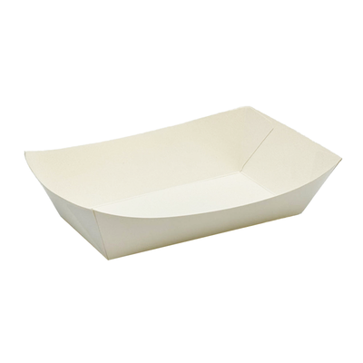 White Cardboard Large Takeaway Tray